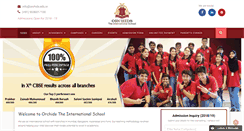 Desktop Screenshot of orchidsinternationalschool.com